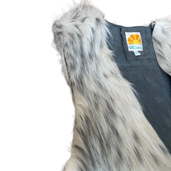 C&C California Faux Fur Vest - Picture 4 of 11
